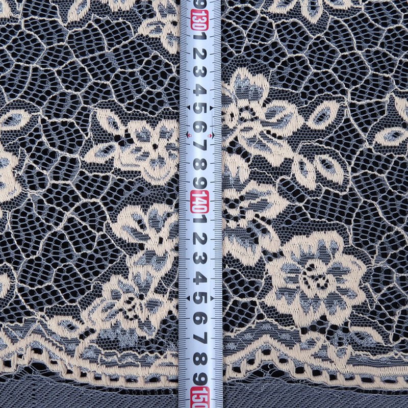 Lace Fabric Dress Small Floral Polyester for Women's Wear Wholesale Su 8
